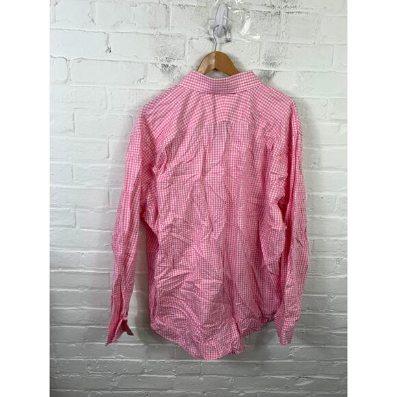 Nordstrom Men's Collared Neck Button Down Shirt Long Sleeve Pink Size Large - Picture 2 of 5